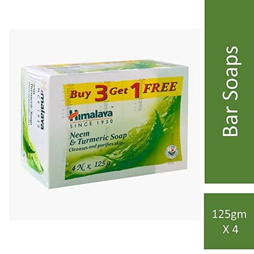 HIMALAYA NEEM &amp; TERMERIC SOAP(BY3 GET1) 125GM