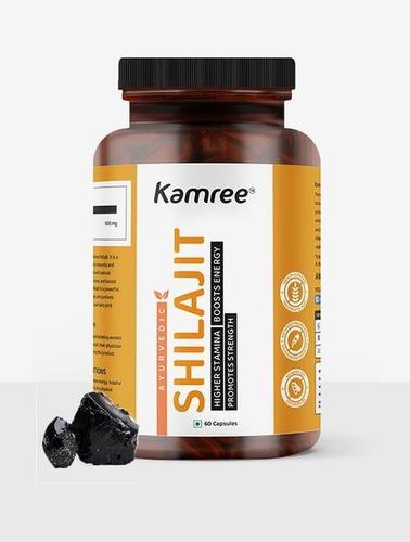 Ayurvedic Medicine Kamree Shilajit - 60 Capsules - Ayurvedic, Boosts Body Energy