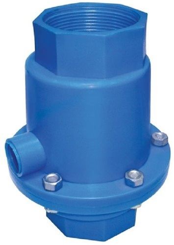 PVC Non Return Valve - 50 mm Size, Blue Color | Corrosion Resistant, Thread Connection, Water Media Control, Flowzen Brand