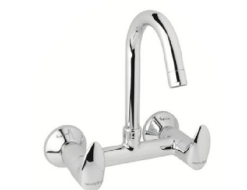 Stainless Steel Sink Mixer With Swinging Spout Leg Set