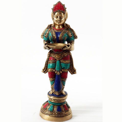 Brass Sw Deep Laxmi Idol