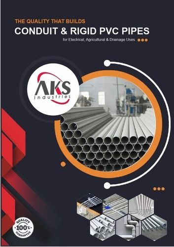 Stainless Steel Conduit And Rigid Pvc Pipes For Agricultural, Electrical And Drainage Use