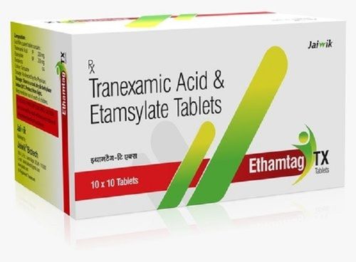  एथमटैग टीएक्स ट्रैंक्सैमिक एसिड 250 मिलीग्राम और एटामाइलेट 250 मिलीग्राम टैबलेट 
