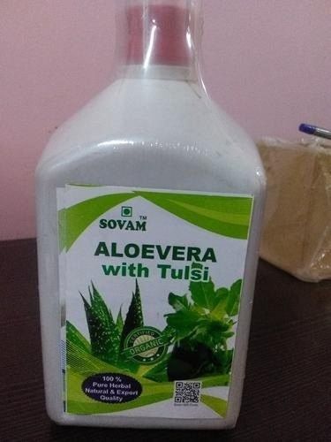 Herbal Aloe Vera And Tulsi Extract Health Juice