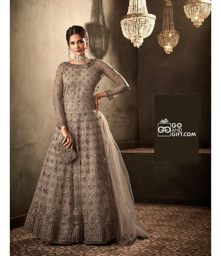 Mohini Fashion 67004 Exclusive Heavy Net Embroidery Work Wedding Wear Anarkali Suit