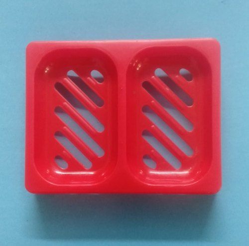 Plastic Plain Twin Soap Dish