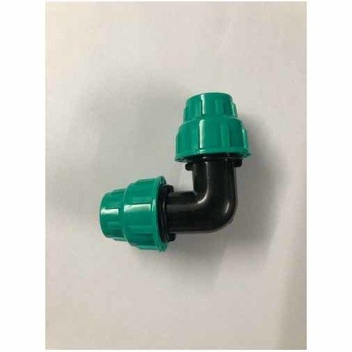 Black & Green Pp Compression Pipe Fitting