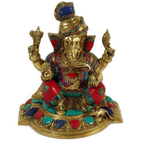 SW Brass Padgi Ganesh Statue