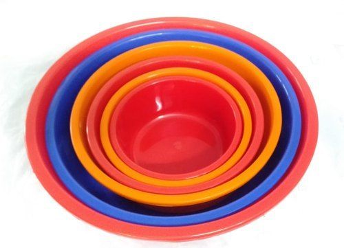 Union Polymers Plain Round Plastic Household Bowl
