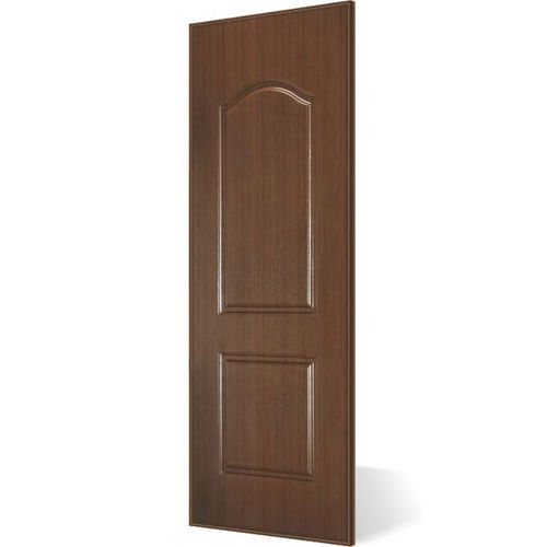 Wood Look With Woodgrains Textured 2 Panel Walnut Plastic Bathroom Door Application: Exterior