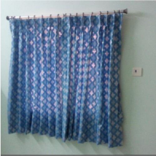 2-8 Feet Machine Wash Polyester Printed Window Curtain