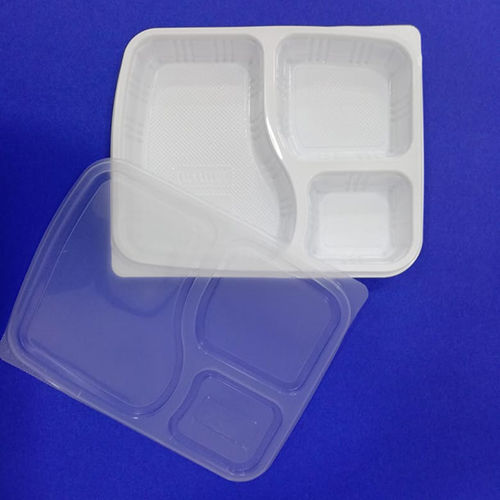 3 Compartment Breakfast Trays With Lid