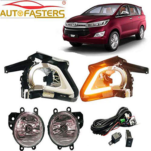 Autofasters Car Fog Lamp Day Running Light For Innova Crysta 2016