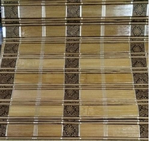 Horizontal Brown Textile Bamboo Blinds For Window