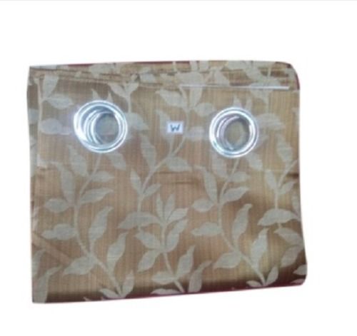 Shrink-Resistant Flora Printed Eyelet Machine Wash Cotton Window Curtain