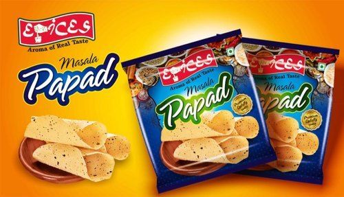 Heat Seal Papad Packaging Pouch with Gravure Printing