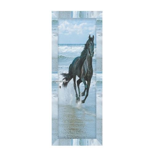 All Horse Printed Pattern Poly Plast Profile Solid Pvc Digital Door