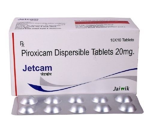 Jaiwik Jetcam Piroxicam Dispersible 20mg 10x10 Tablets