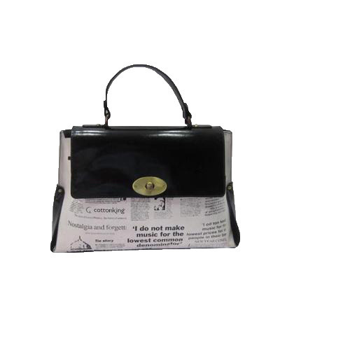 Leather Handbag - 41x27x13 cm Multicolor | Trendy Design Zip Closure Easy To Carry Zipper Pocket