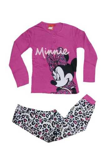 Printed Design Hosiery Full Sleeves Kids Night Suit