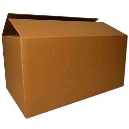 Rectangle Brown Corrugated Box