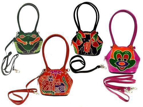 Crafts of India Divine Lovers Radha Krishna Design Ethnic Hand Embossed Shantiniketan  Leather Indian Shoulder Bag: Handbags: Amazon.com