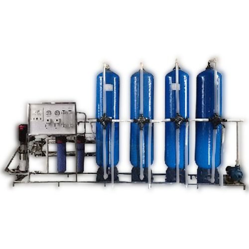 Electric Industrial Four Stainless Steel Cylinder Automatic Sea Ro Water Plant Purity Level: 98%