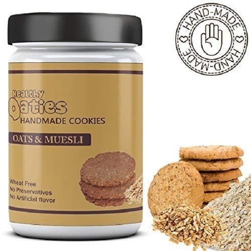 Made In India Handmade Oats And Muesli Flavor Cookies-Wheat Free