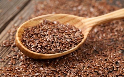 Dark Brown Organic And Dried Good Quality Flax Seeds