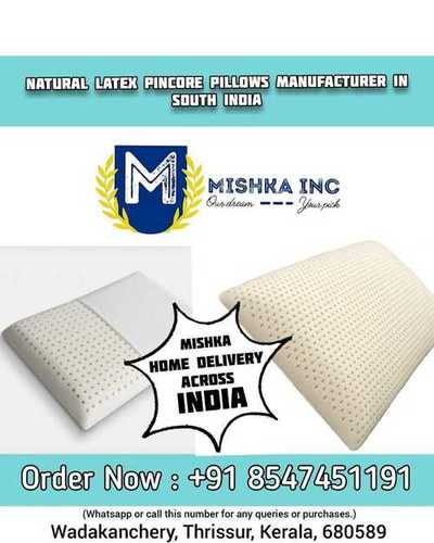 Various Colors Are Available Premium Quality Natural Latex Pillows