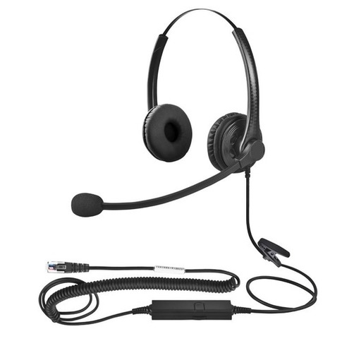 Qcom Hd Quality Uc Headsets (Pack Of 2 Pieces) - Body Material: Pu
