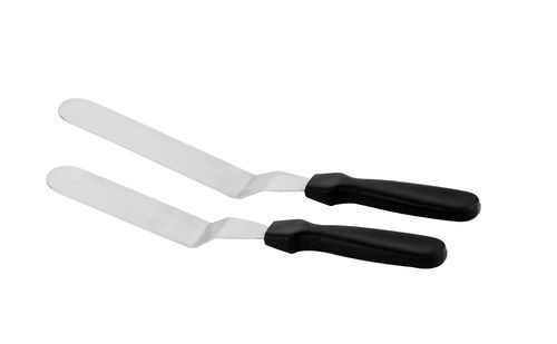 Silver Stainless Steel Light Weight Angular Spatulas