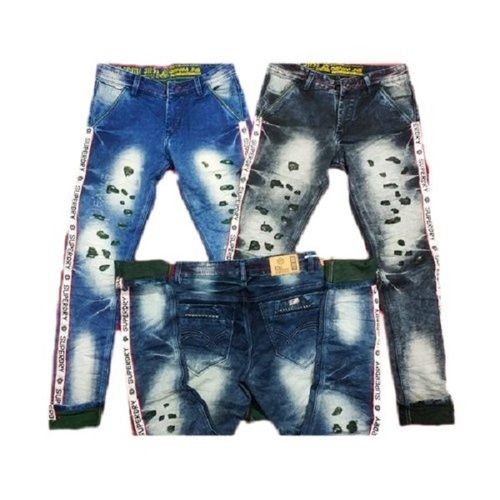 Men's Rough And Faded Denim Jeans | Denim jeans men, Faded denim, Denim  jeans