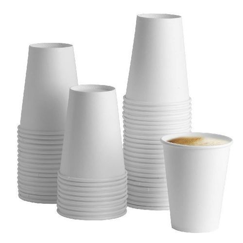 Disposable Single Wall Round Plain Paper Cups