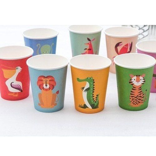 Light Weight Disposable Round Printed Paper Cups