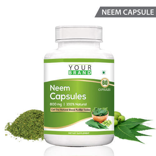 Neem Capsules (Packaging Size 60 Capsules)