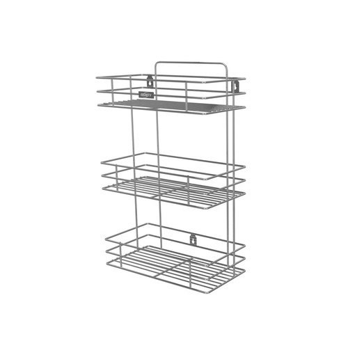 Silver Wall Mounted Stainless Steel Shoes Rack