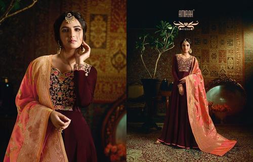 Amirah 11056 Georgette Work Anarkali Gown