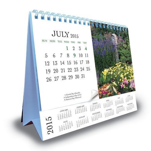 Business Table Calendar 250-350 Gsm Spiral Binding