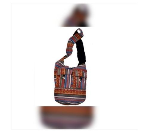 Cotton Fabric Ethnic Hand Embroidered Bags