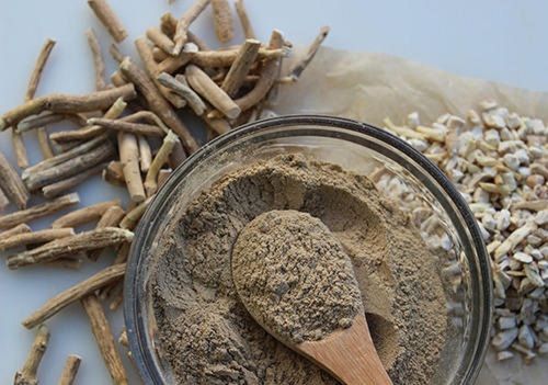 Desi Indian Stress Reliever Ashwagandha Dry Powder Ingredients: Herbal Extract