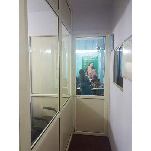 Fine Finish Compact Sheet Aluminium and Glass Partition