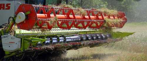 Double Color Green Red Combine Harvesters For Agriculture