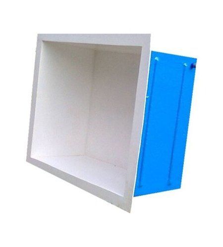 White And Blue Color Leak Proof Square Shape Frp Storage Tank For Chemical Storage