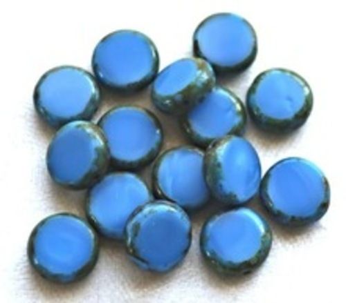 Blue Kashmiri Round Beads