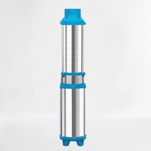 Electric Open Well Submersible Pump - Color: Blue