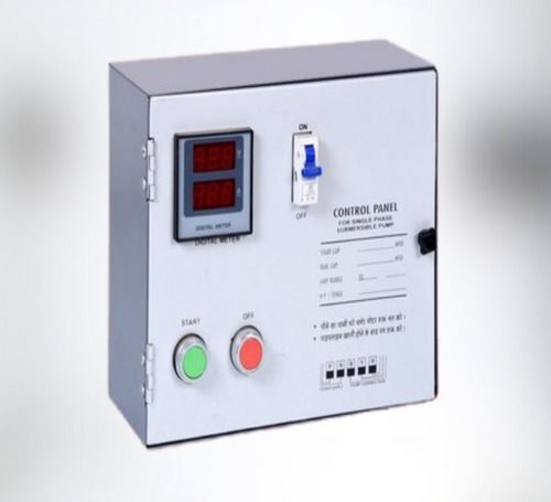 Heavy Duty Single Phase Powder Coating High Grade Aluminium Digital Submersible Control Panel Cum Monitoring System