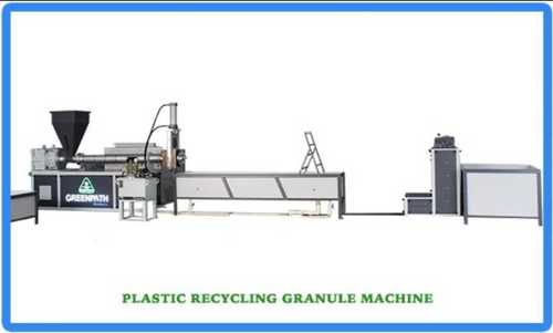 Horizontal Mild Steel Plastic Recycling Granule Machine