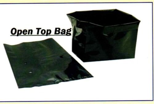 Black Open Top Planter Bag