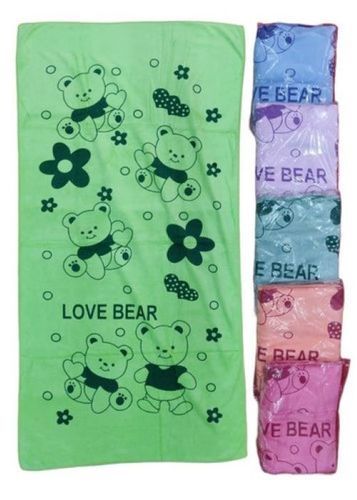 Multicolor Printed Baby Hooded Towel